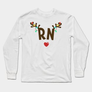 Registered Nurse Christmas Long Sleeve T-Shirt